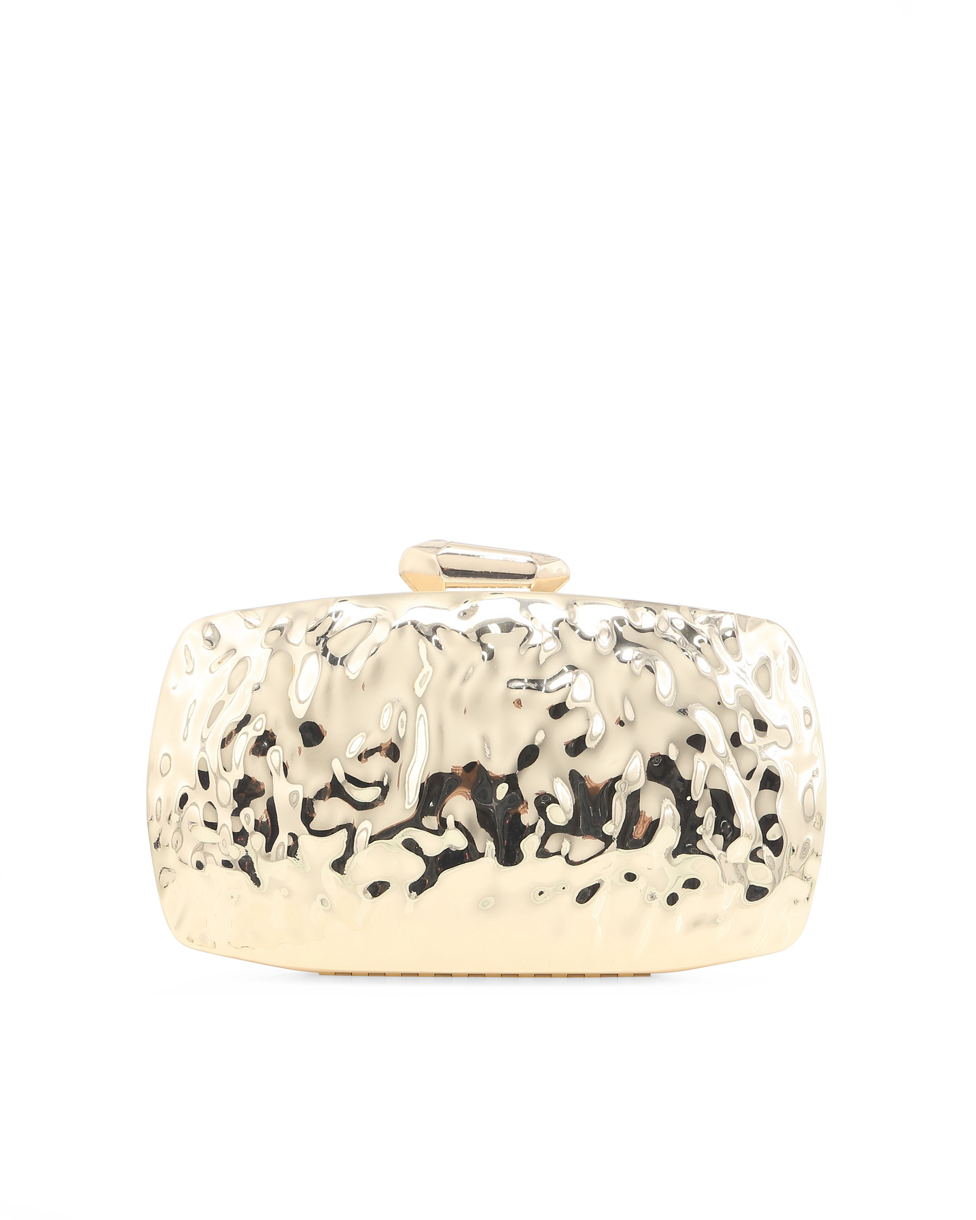 RIPPLE CLUTCH - GOLD METALLIC-Handbags-Billini-Billini