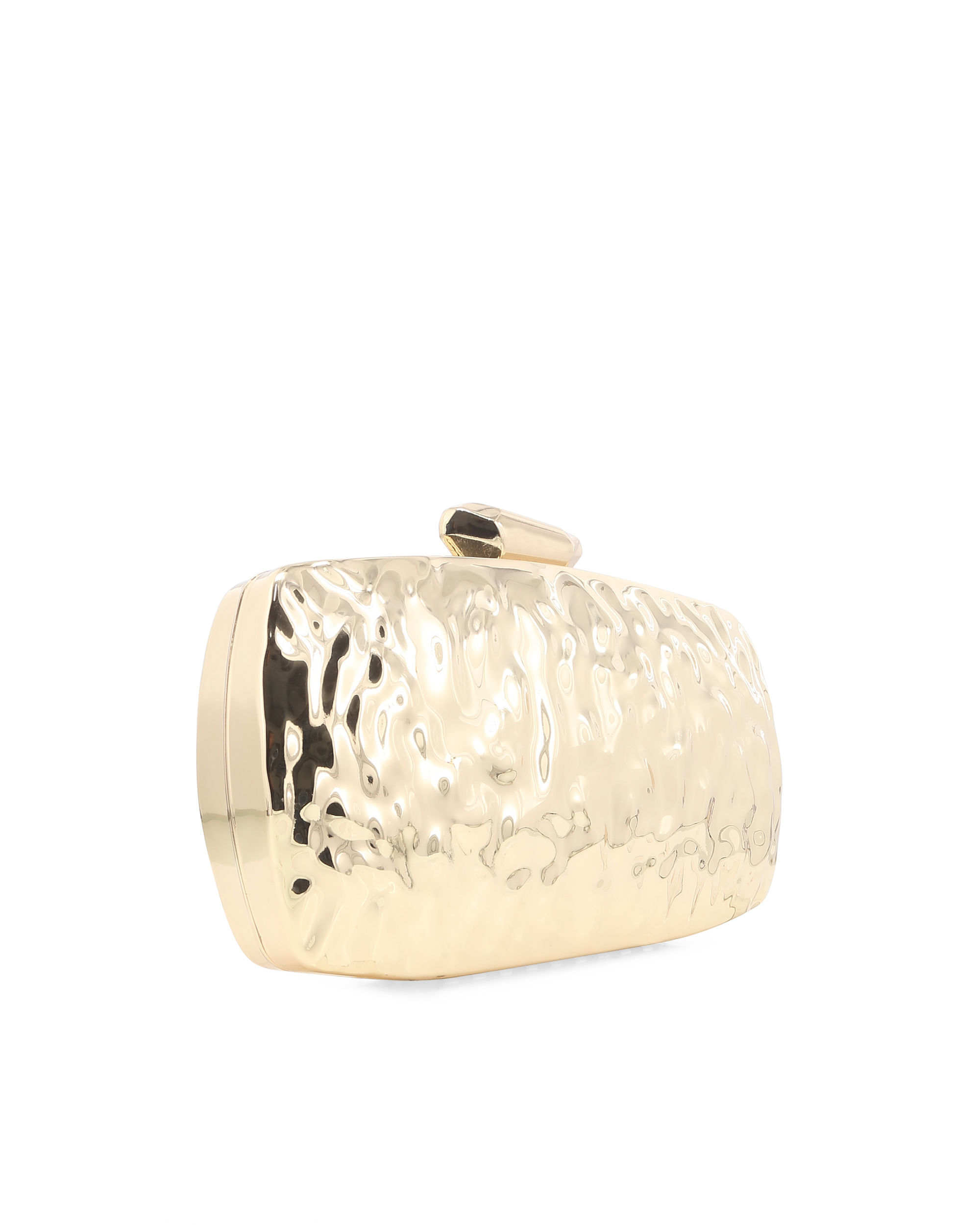 RIPPLE CLUTCH - GOLD METALLIC-Handbags-Billini-Billini
