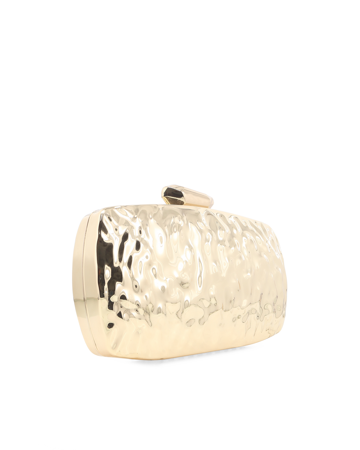 RIPPLE CLUTCH - GOLD METALLIC-Handbags-Billini-Billini
