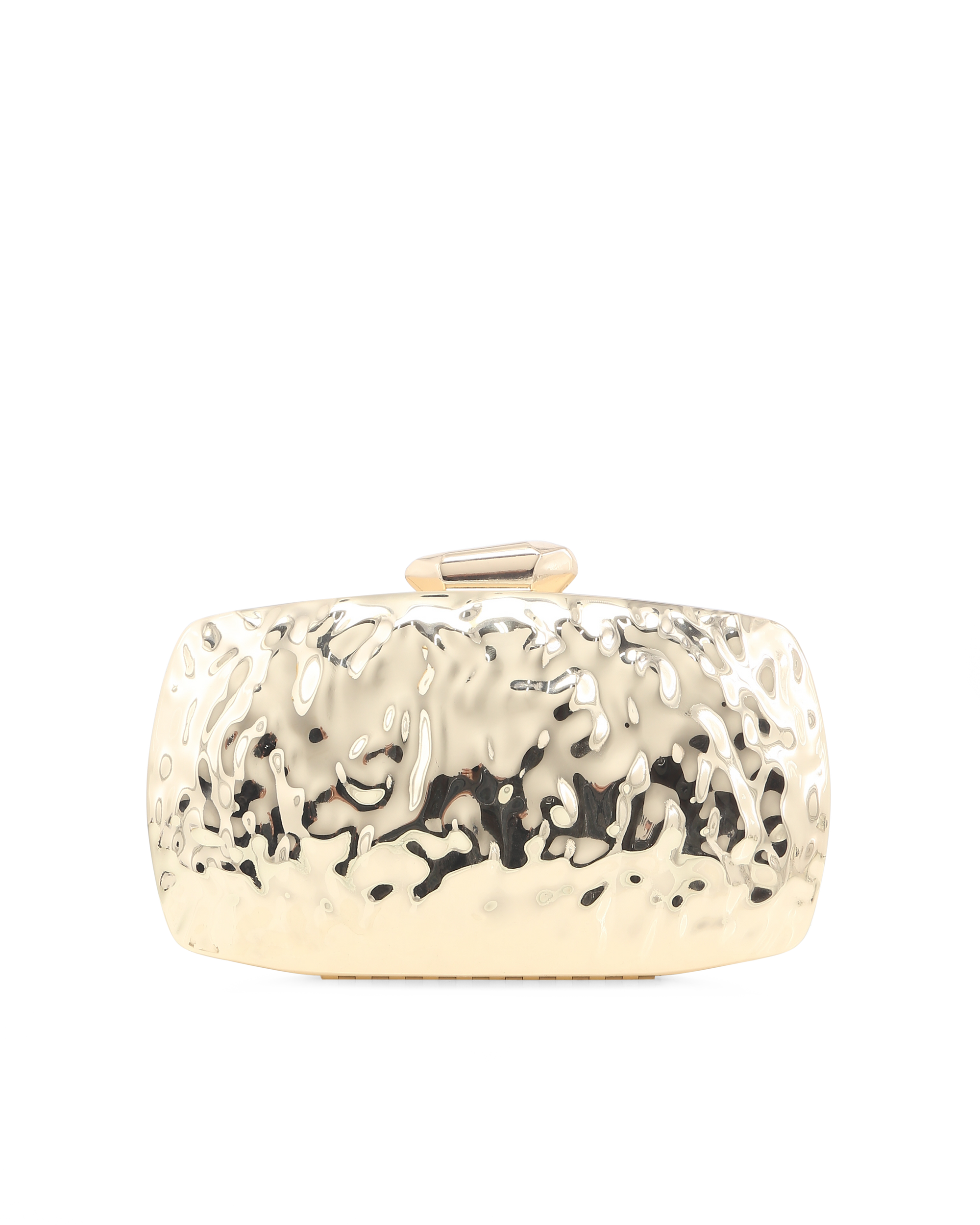 RIPPLE CLUTCH - GOLD METALLIC-Handbags-Billini-Billini