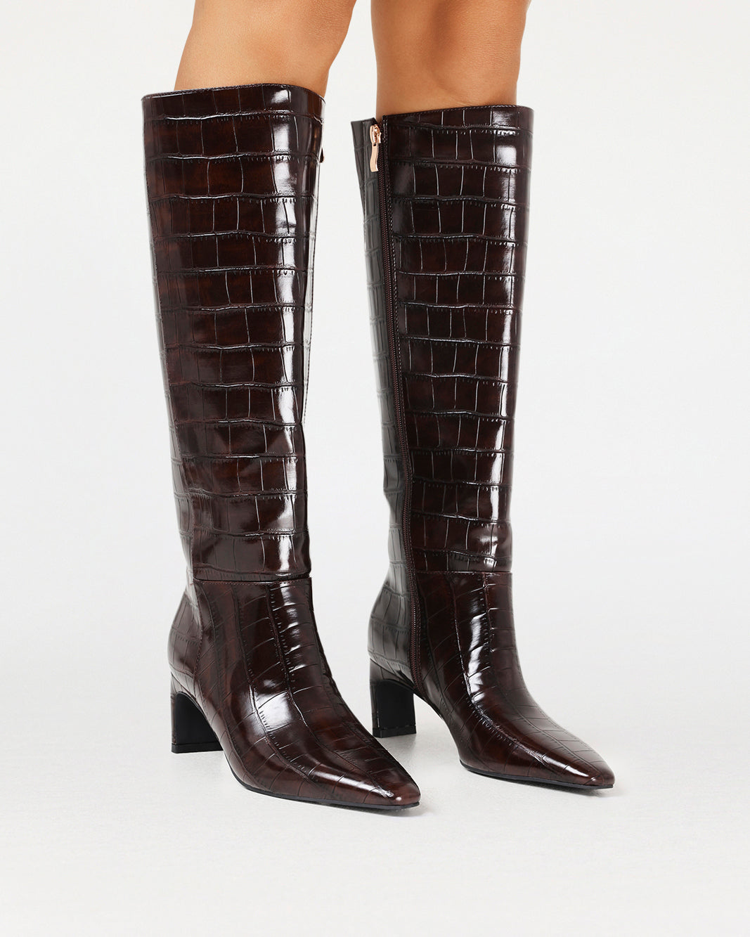 ROCKY - CHOCOLATE CROC-Boots-Billini-Billini