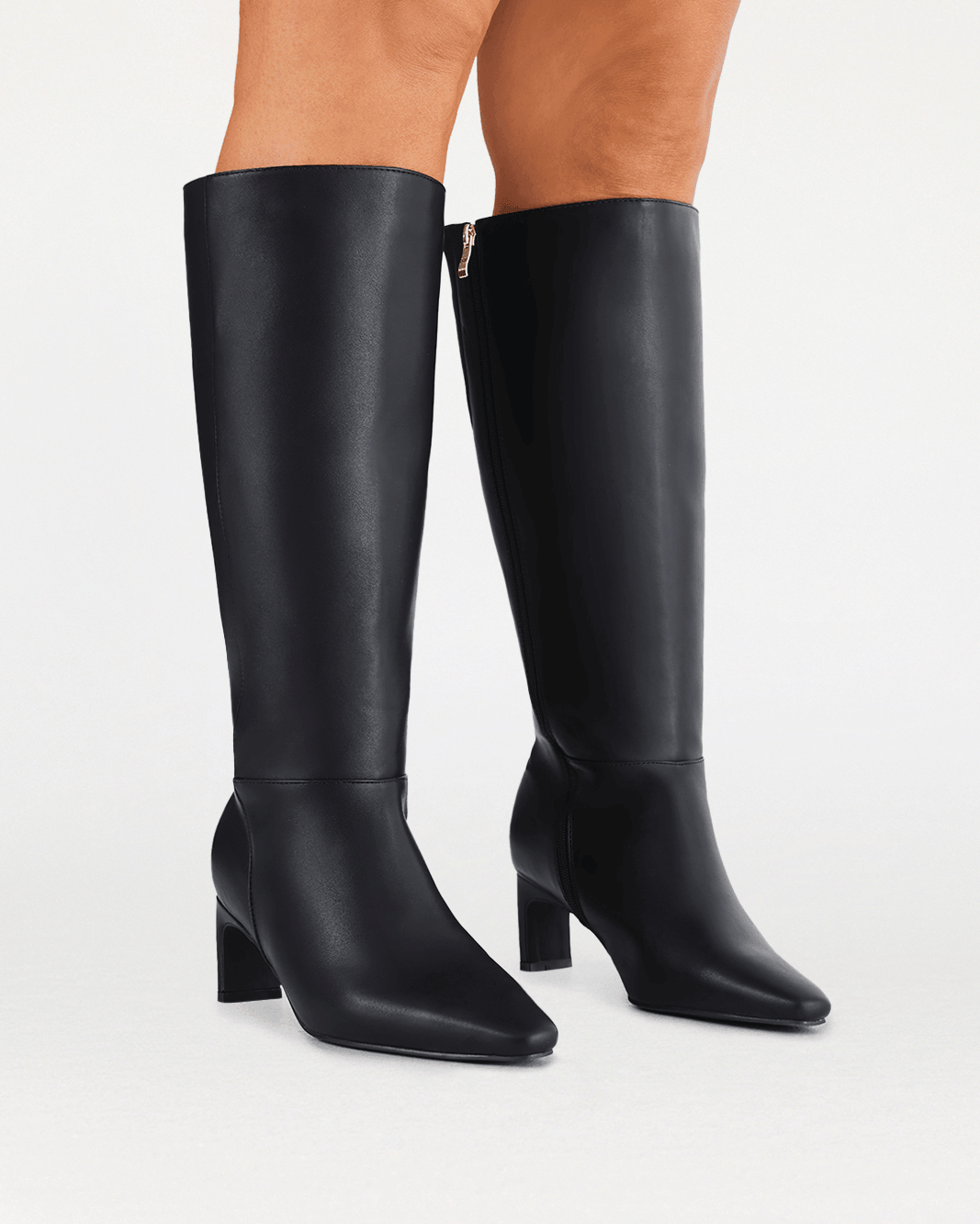 ROCKY EXTENDED CURVE - BLACK-Boots-Billini-Billini