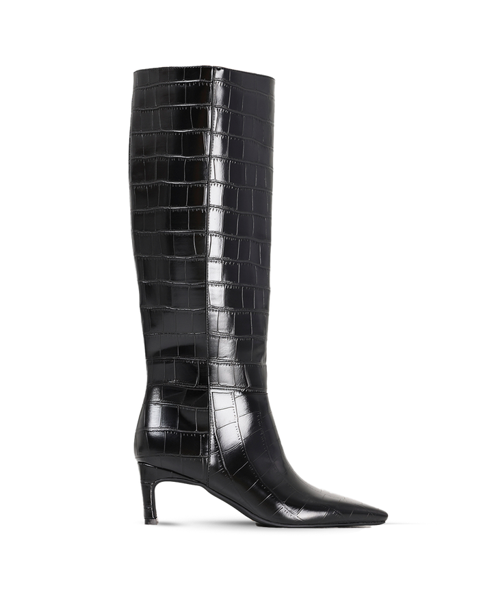 ROCKY - BLACK CROC-Boots-Billini-Billini