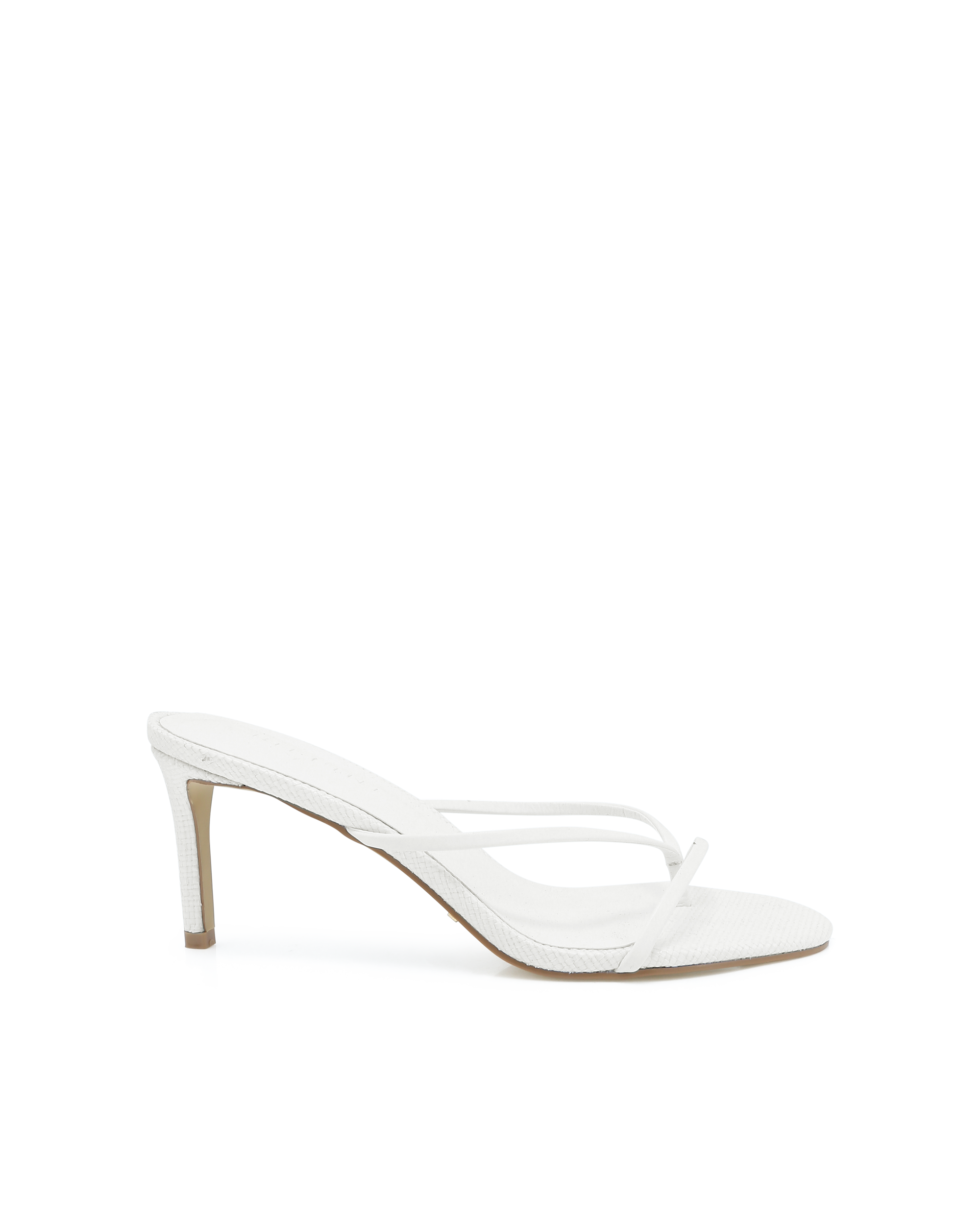 ROMEO - WHITE-WHITE RAFFIA-Heels-Billini-Billini