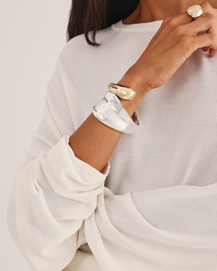 ROMY BANGLE - GOLD PLATED 18K-SILVER PLATED-JEWELLERY-Billini-Billini