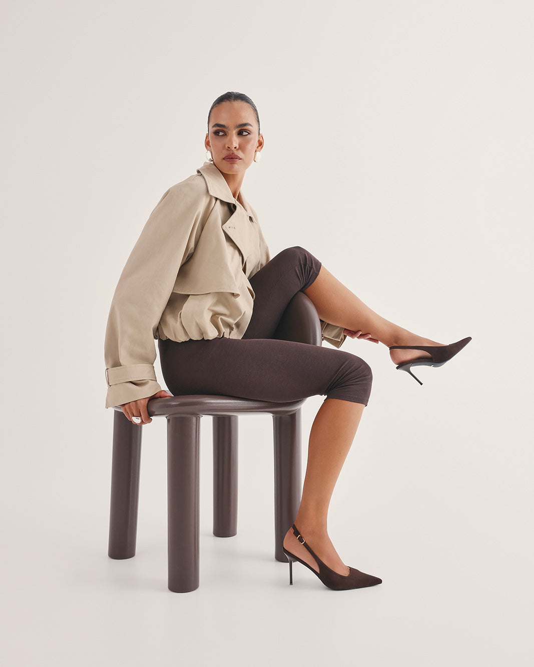 ROONEY - DARK CACAO SUEDE-PUMPS-Billini-Billini