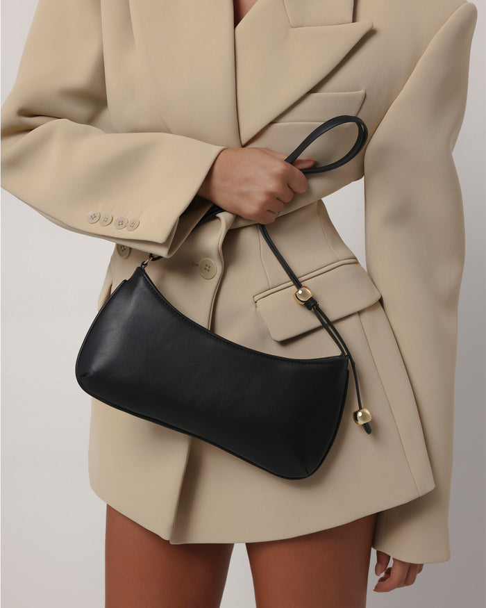 ROSABELLE SHOULDER BAG - BLACK-Handbags-Billini-Billini