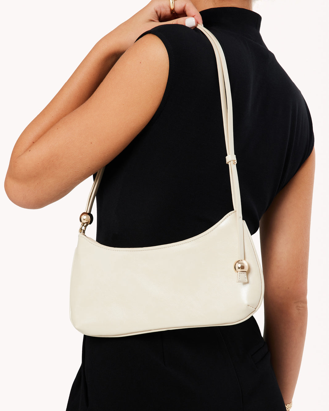 ROSABELLE SHOULDER BAG - OYSTER SHINE-Handbags-Billini-Billini
