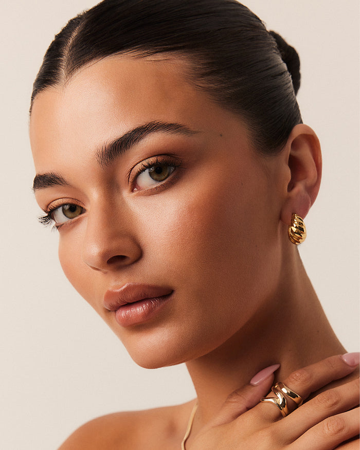 ROSALIE 3 PACK EARRINGS - MULTI PLATED-JEWELLERY-Billini-Billini