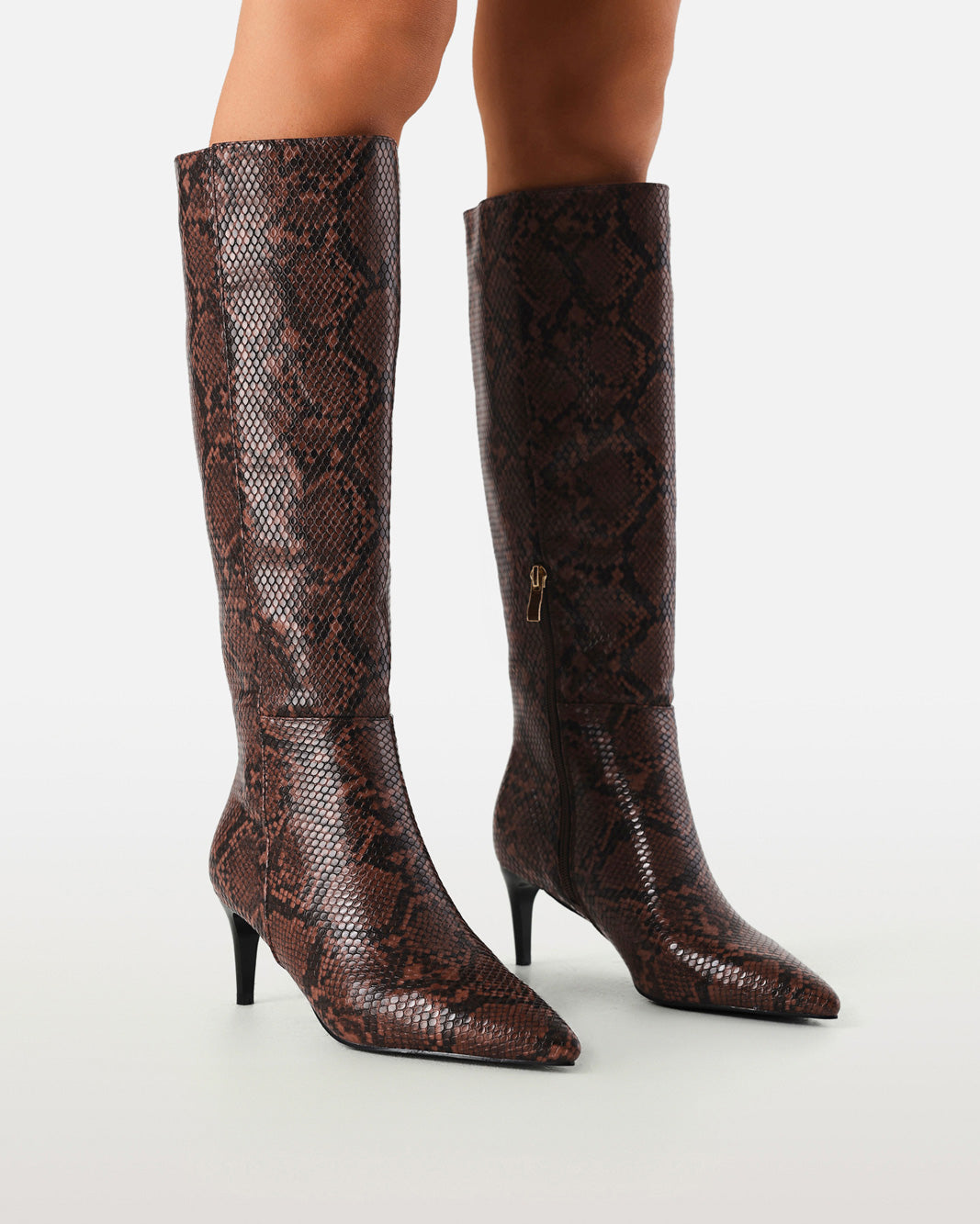 ROSELYN - CHOCOLATE SNAKE-Boots-Billini-Billini