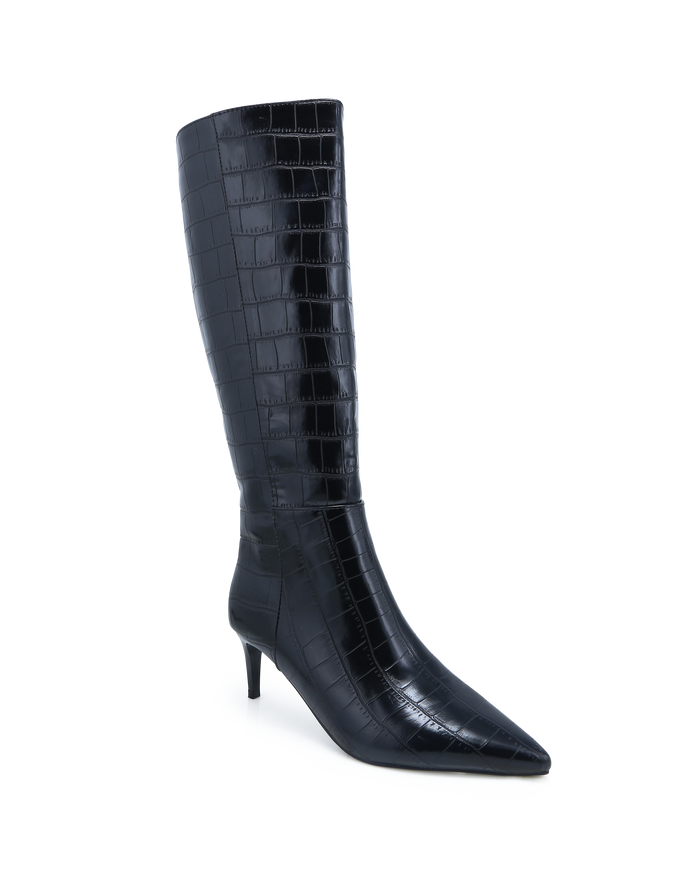 ROSELYN - BLACK CROC-Boots-Billini-Billini