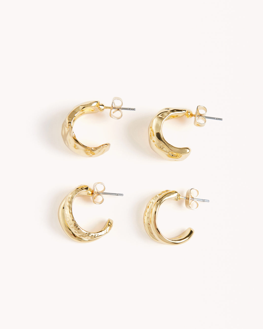 ROSIE EARRING 2 PACK - GOLD PLATED 18K-JEWELLERY-Billini-O/S-Billini
