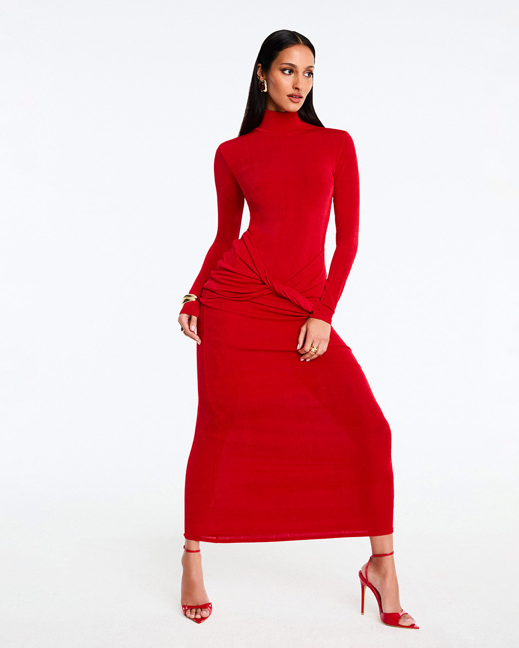 ROYAL - POPPY RED PATENT-Heels-Billini-Billini