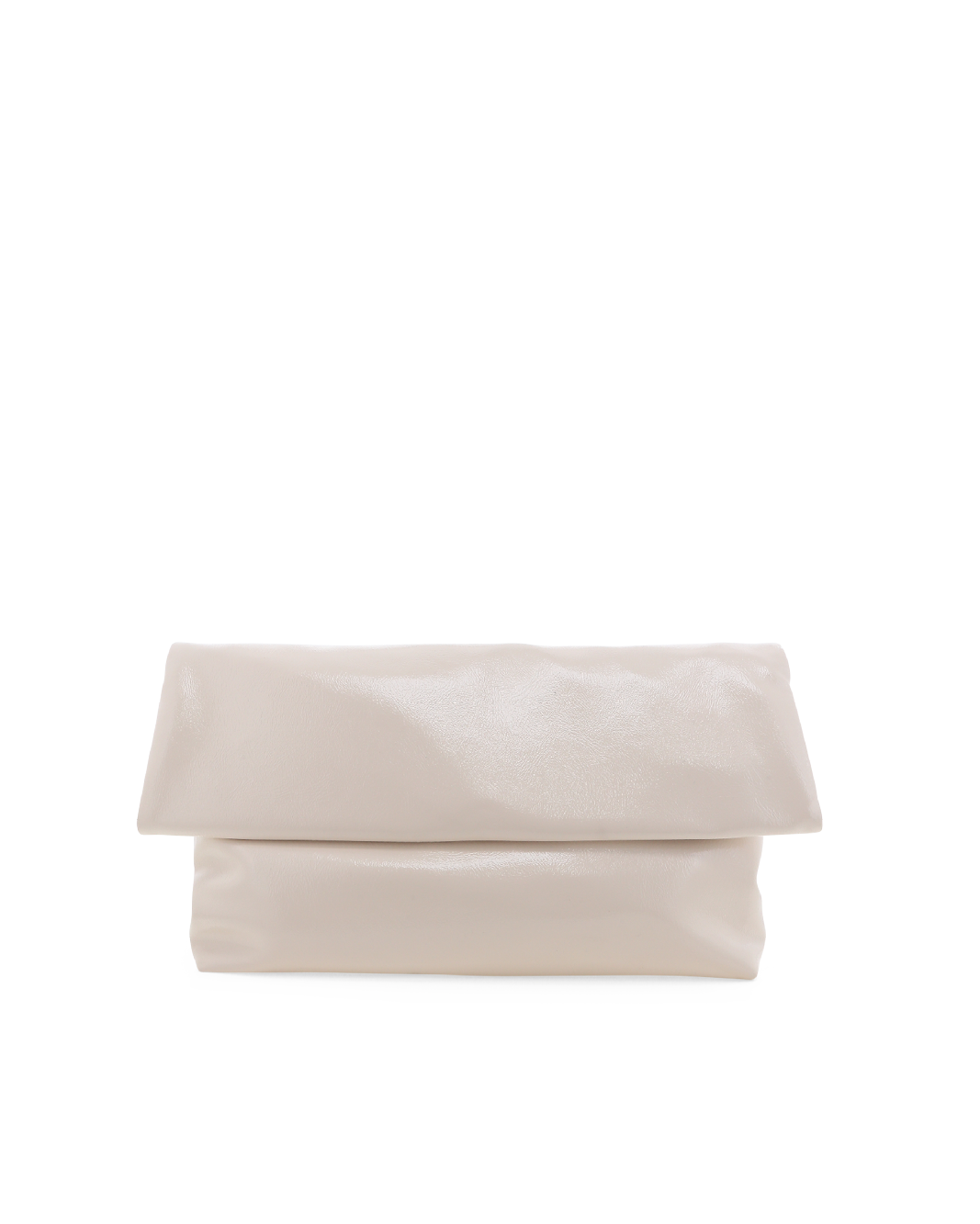 RYLEE CLUTCH BAG - CHALK CRINKLE PATENT-Handbags-Billini-Billini
