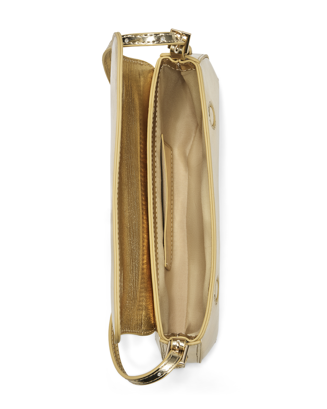 SABELLA SHOULDER BAG - GOLD METALLIC-Handbags-Billini-Billini