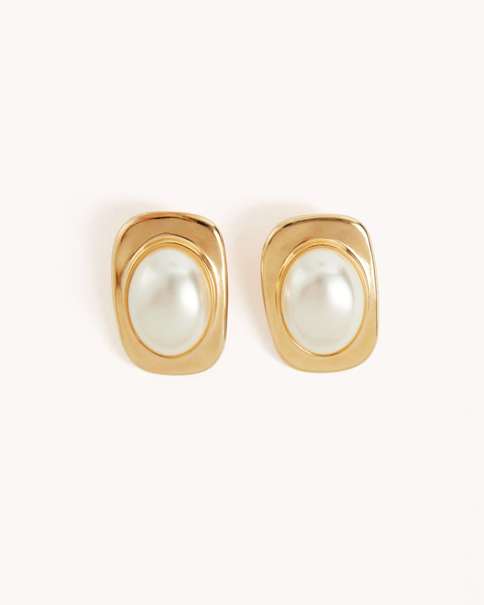 SADIE EARRINGS - GOLD-PEARL-JEWELLERY-Billini-Billini