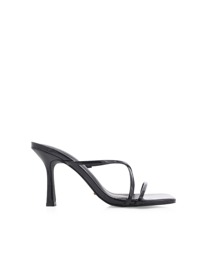 SAIGE - BLACK PATENT-Heels-Billini-Billini