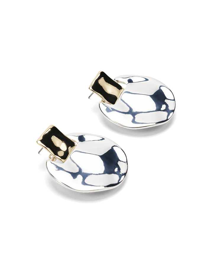 SANDRA EARRINGS - GOLD-SILVER