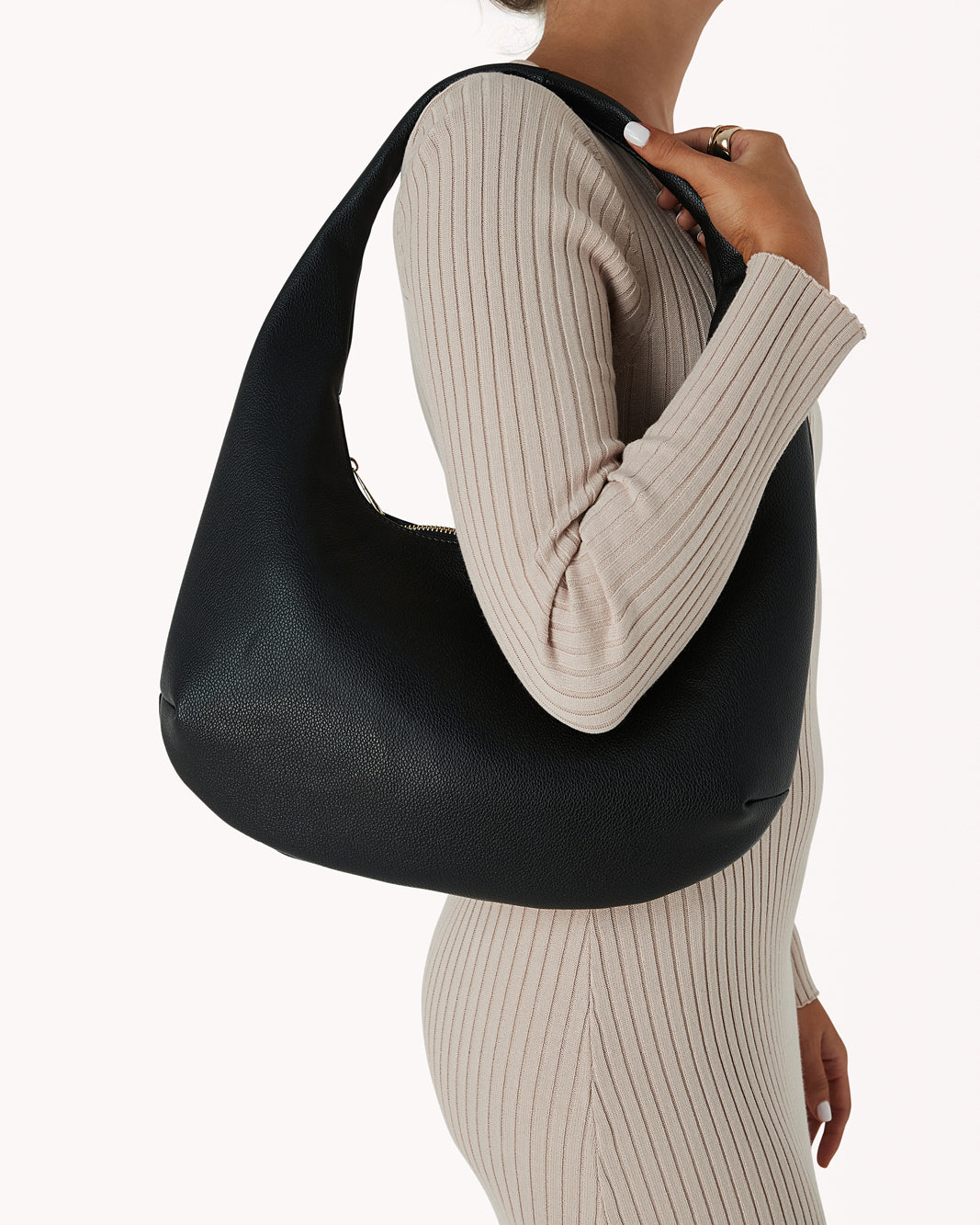 SANDY SHOULDER BAG - BLACK-Handbags-Billini-O/S-Billini