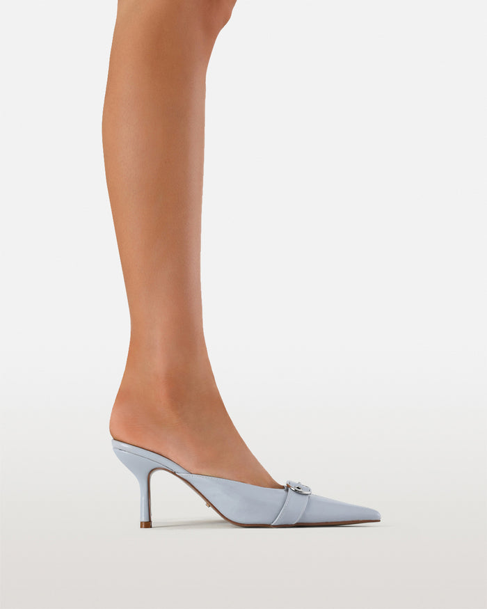 SANTANA - DOVE BLUE SHINE-PUMPS-Billini-Billini