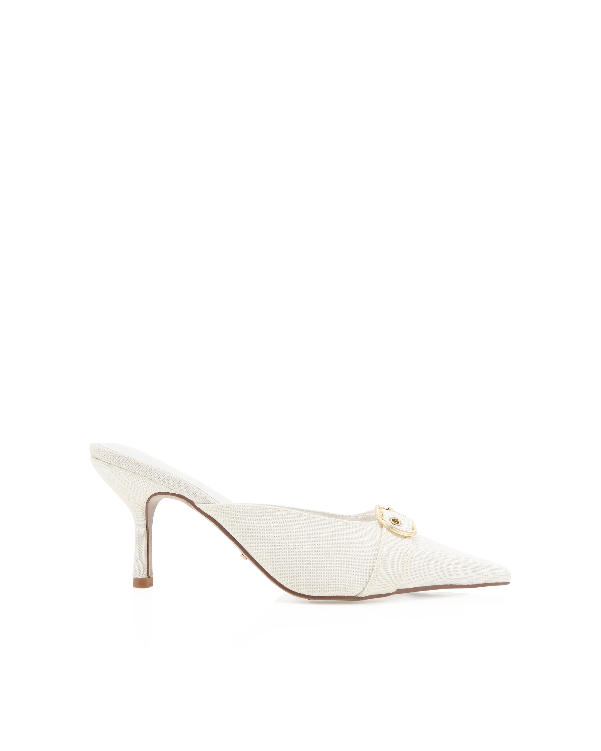 SANTANA - IVORY LINEN-PUMPS-Billini-Billini