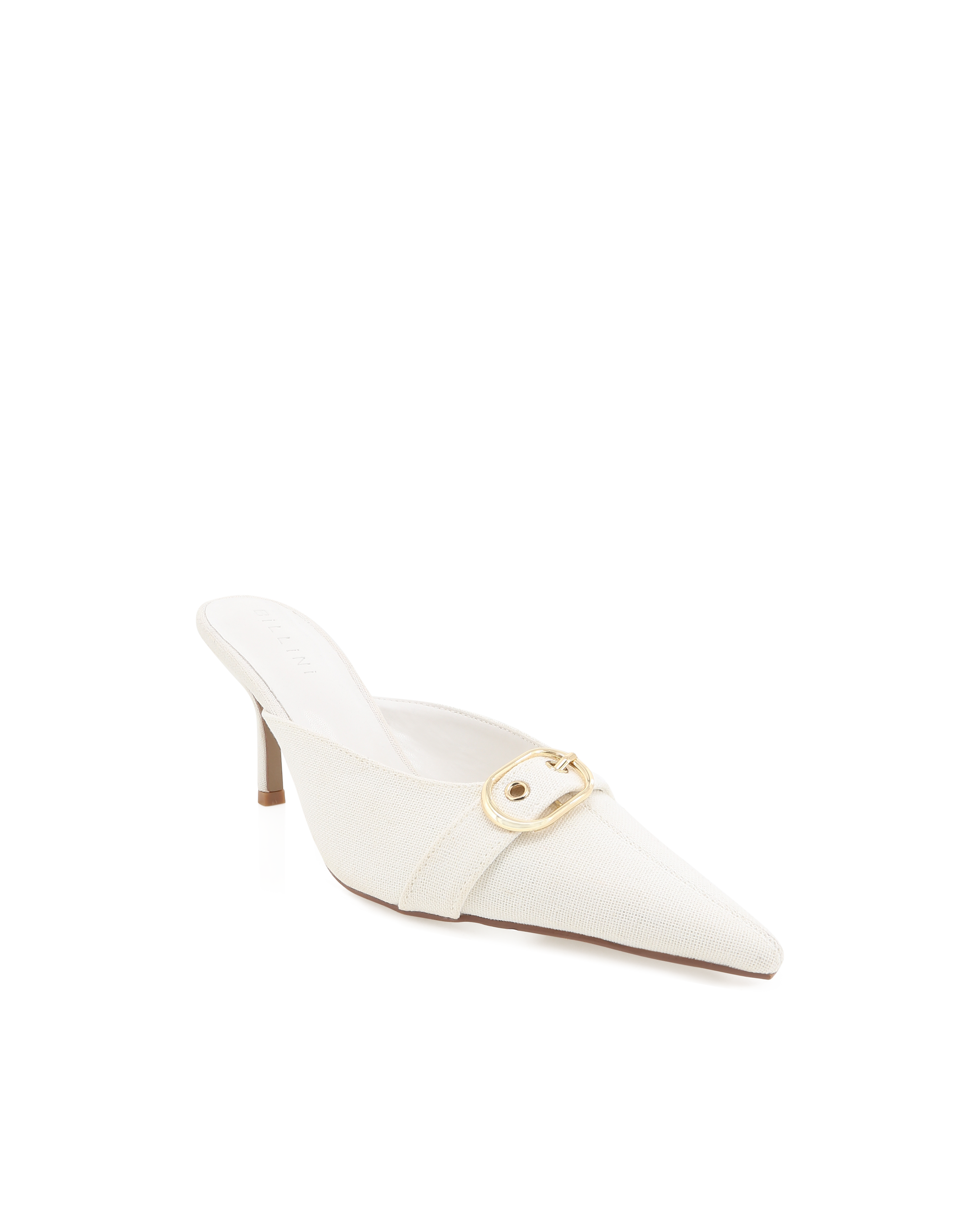 SANTANA - IVORY LINEN-PUMPS-Billini-Billini