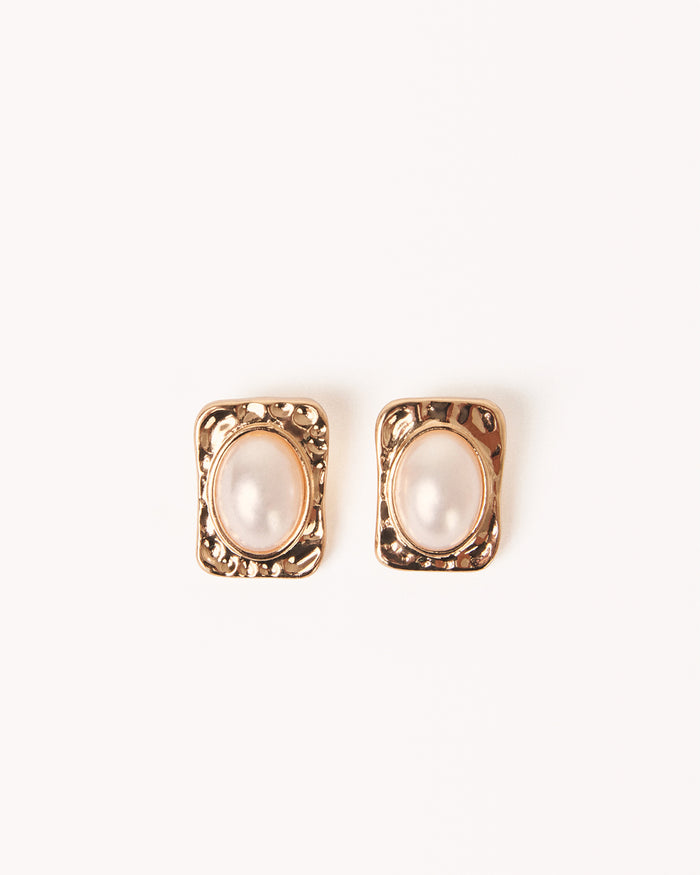 SASCHA EARRINGS - GOLD-PEARL-JEWELLERY-Billini-Billini