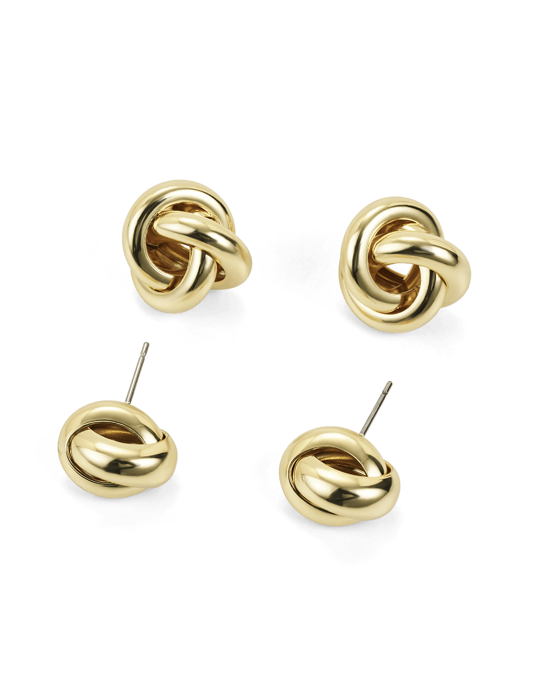 SCOTTIE TWO PACK EARRINGS - GOLD PLATED 18K-JEWELLERY-Billini-Billini