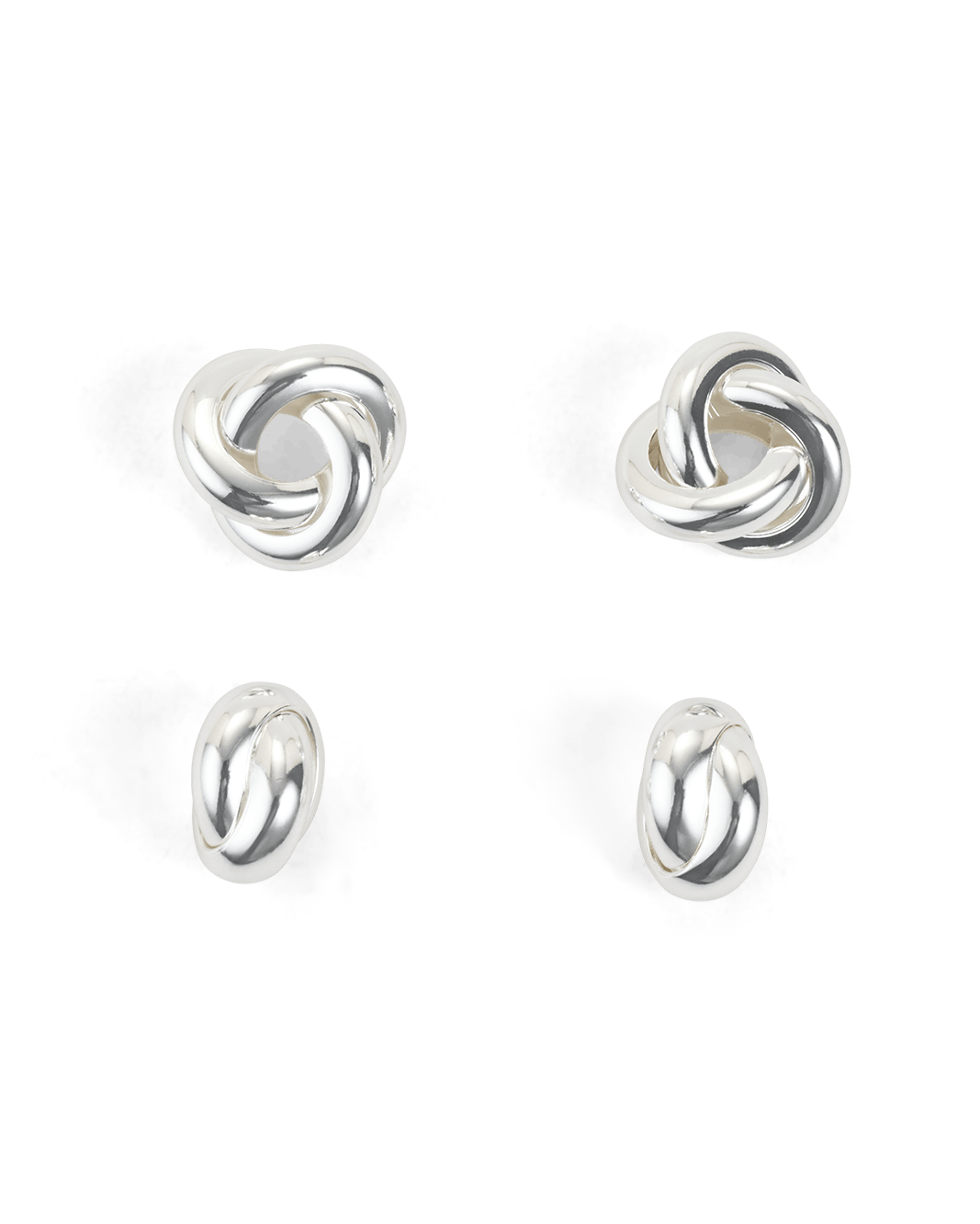 SCOTTIE TWO PACK EARRINGS - STERLING SILVER-JEWELLERY-Billini-Billini