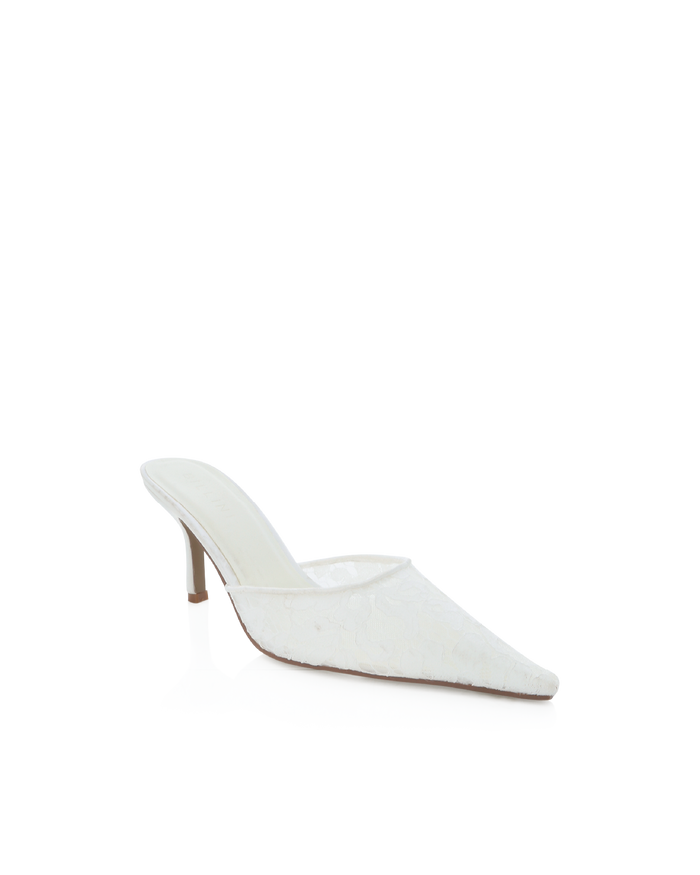 SEAN - WHITE LACE-PUMPS-Billini-Billini