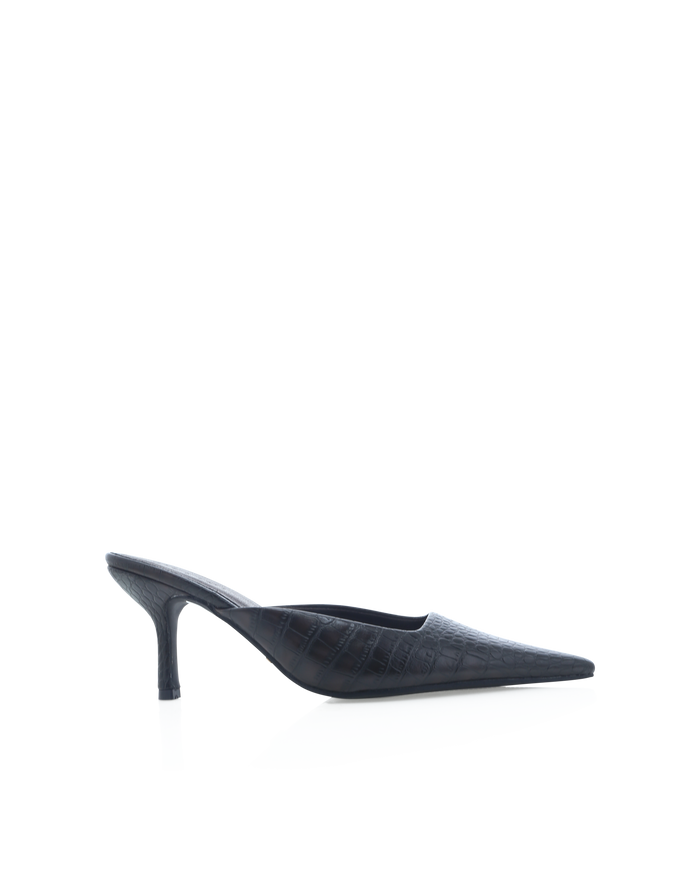 SHAYLEE - DARK CACAO CROC-PUMPS-Billini-Billini
