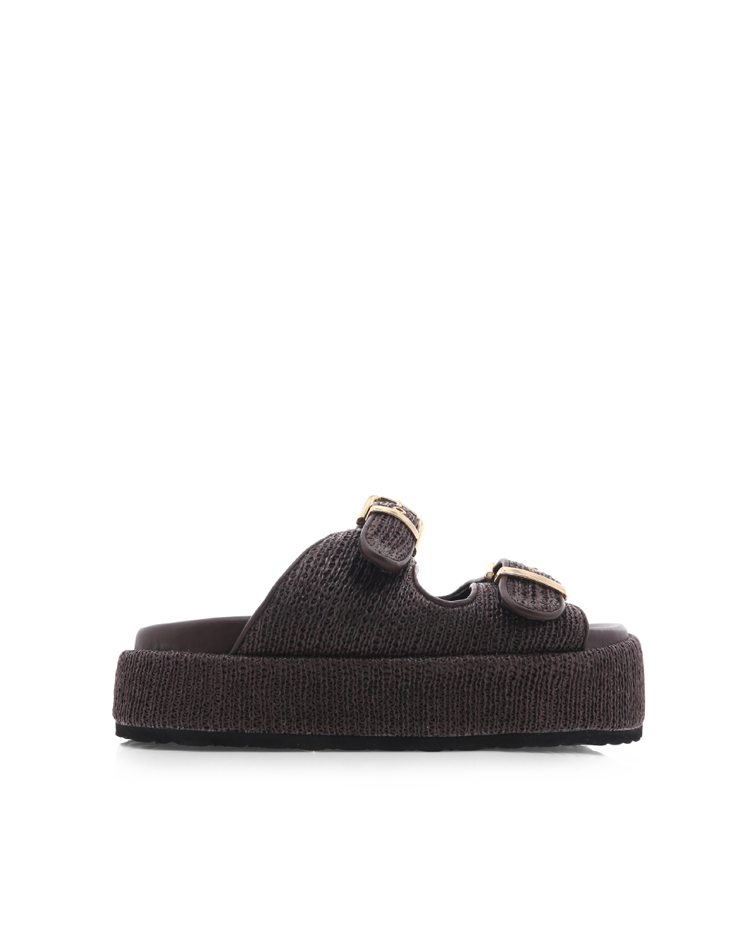 SIMEA - CHOCOLATE RAFFIA-Sandals-Billini-Billini