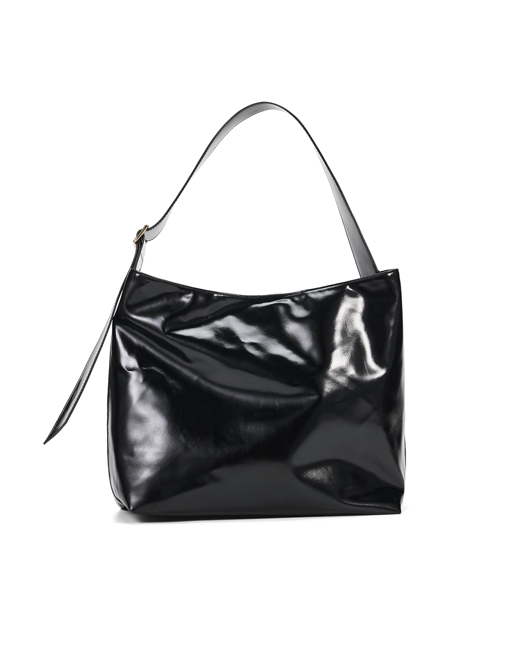 SISA SHOULDER BAG - BLACK CRINKLE-Handbags-Billini-Billini