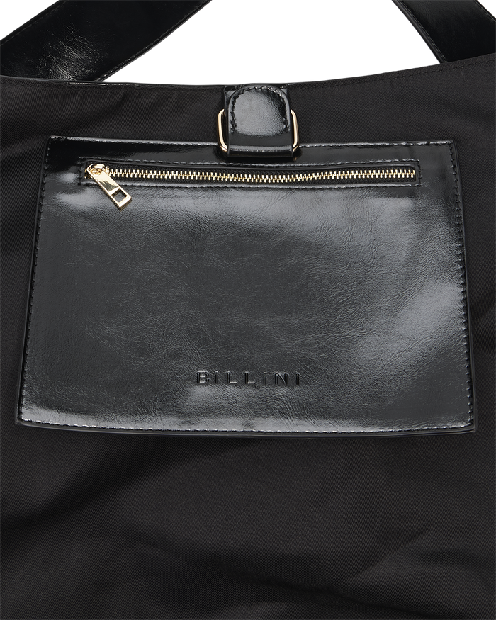 SISA SHOULDER BAG - BLACK CRINKLE-Handbags-Billini-Billini