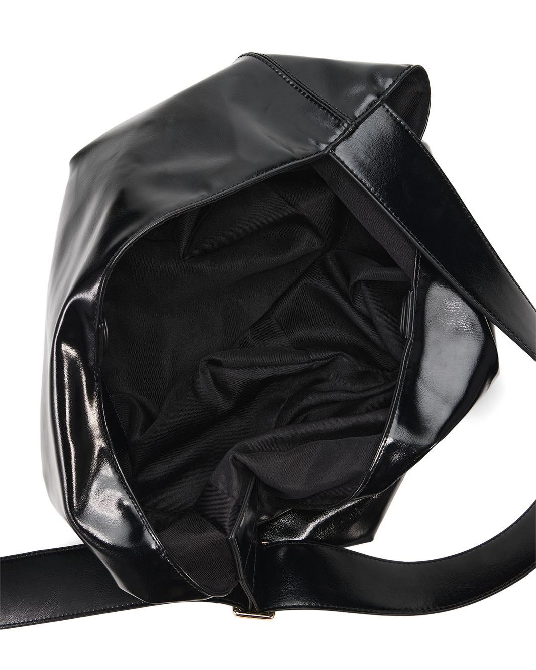 SISA SHOULDER BAG - BLACK CRINKLE-Handbags-Billini-Billini