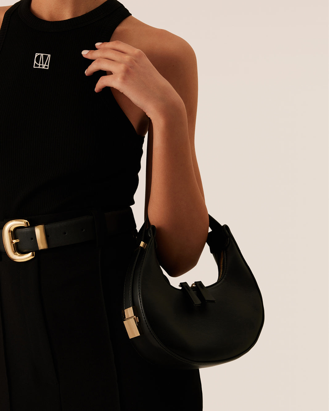 SOFIA SHOULDER BAG - BLACK-Handbags-Billini-O/S-Billini