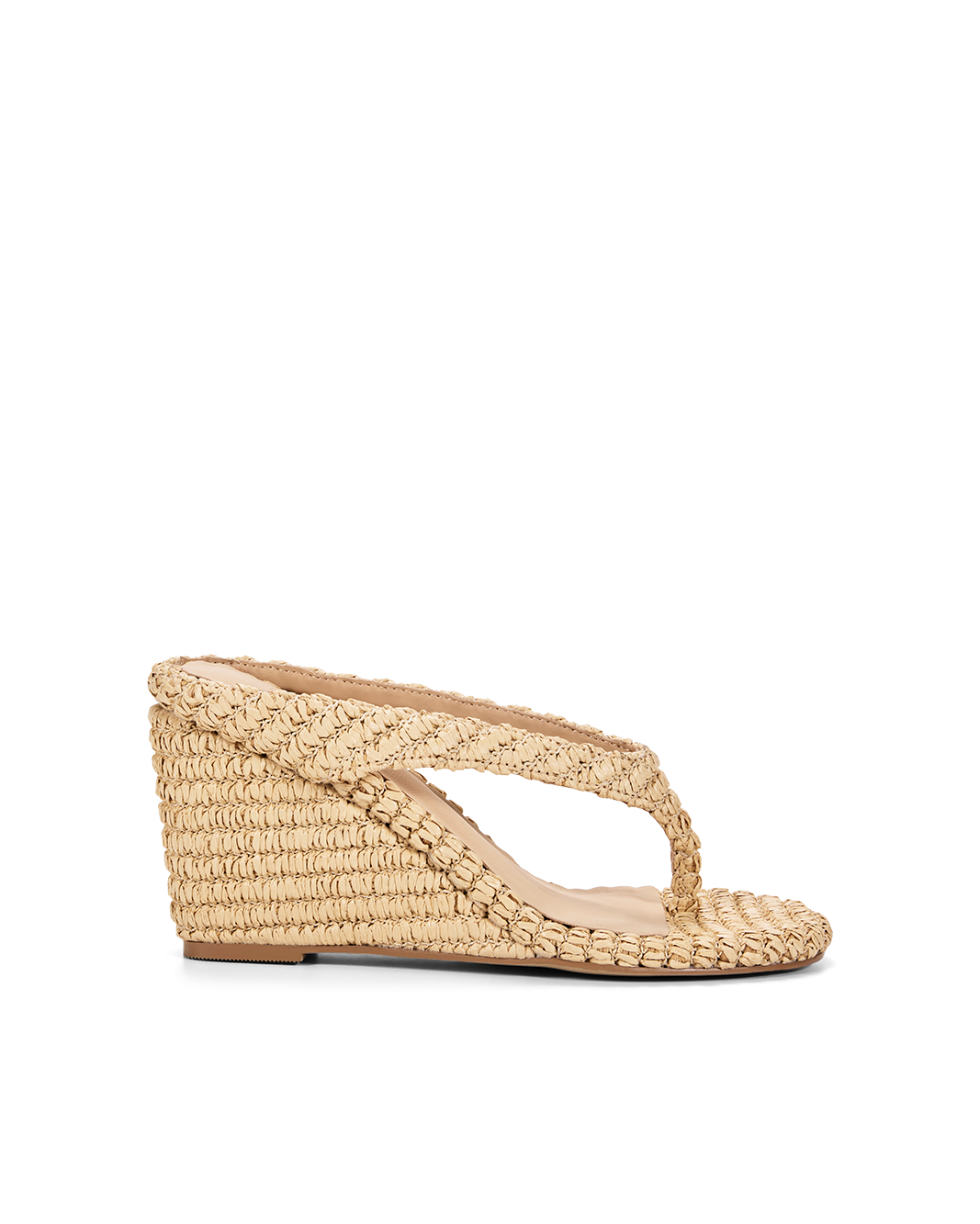SOLANA - NATURAL RAFFIA-Wedges-Billini-Billini