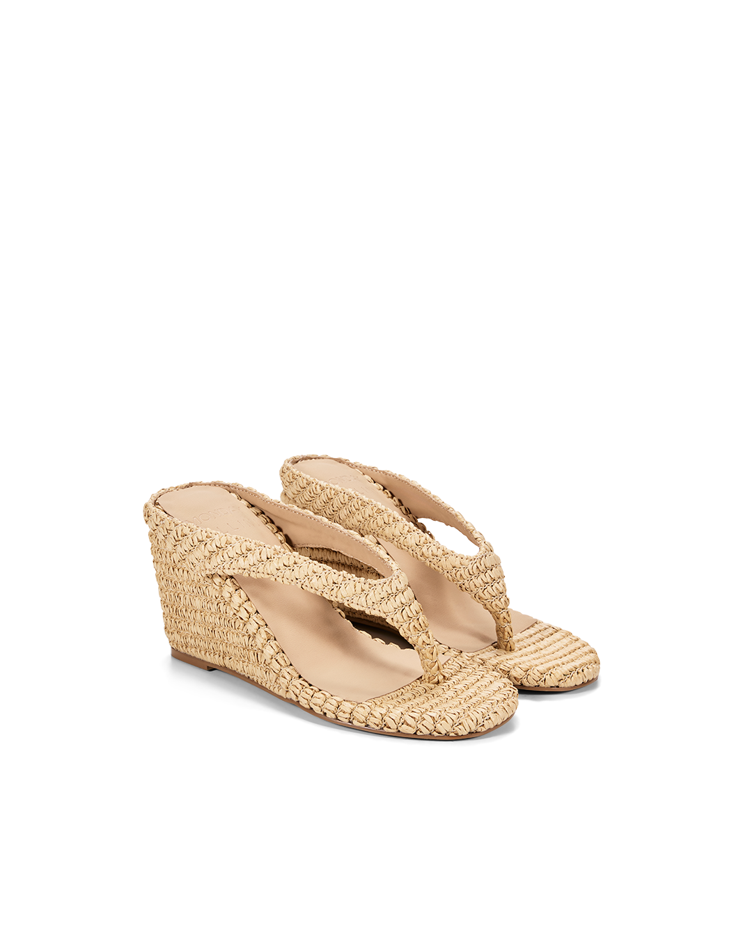 SOLANA - NATURAL RAFFIA-Wedges-Billini-Billini