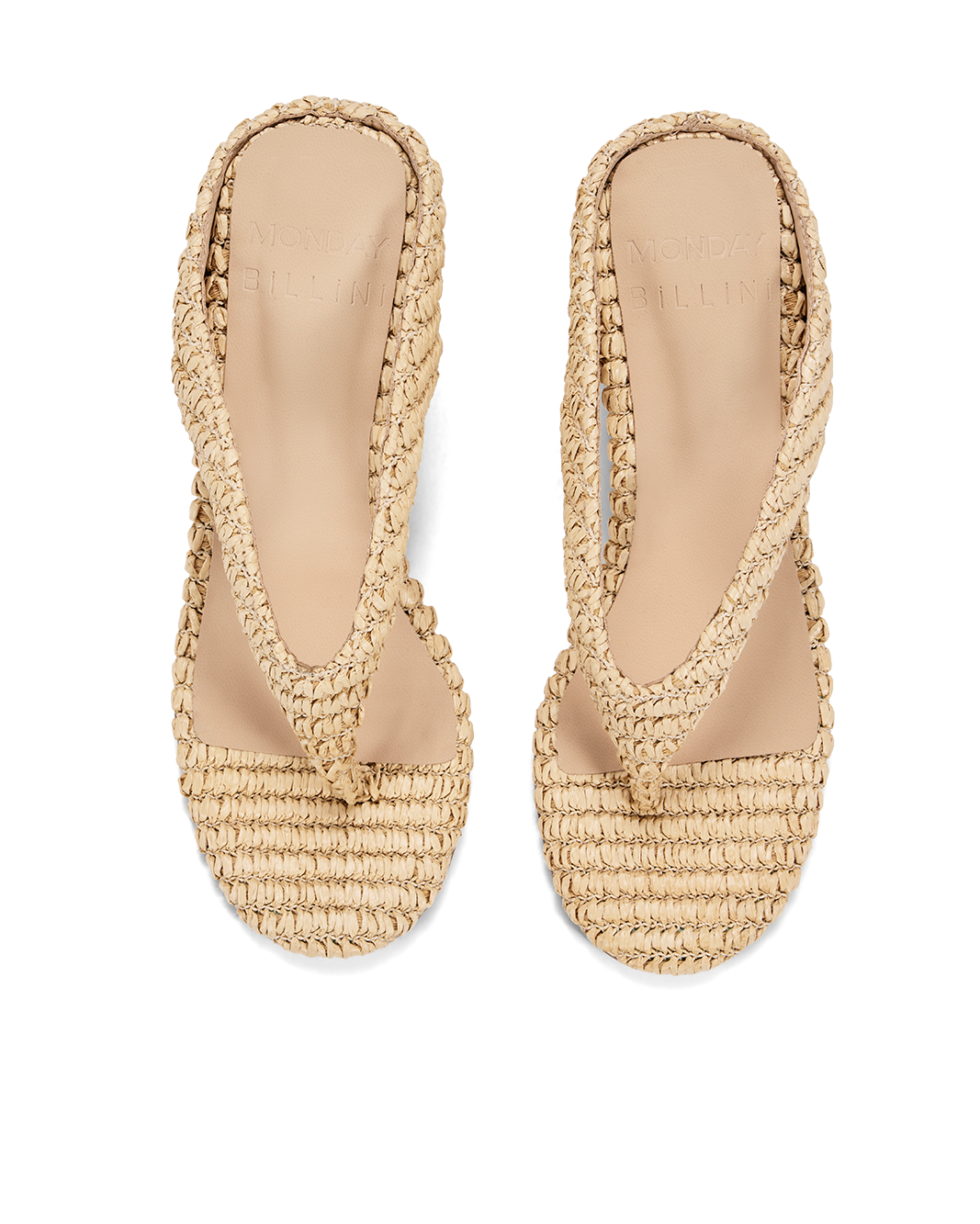 SOLANA - NATURAL RAFFIA-Wedges-Billini-Billini