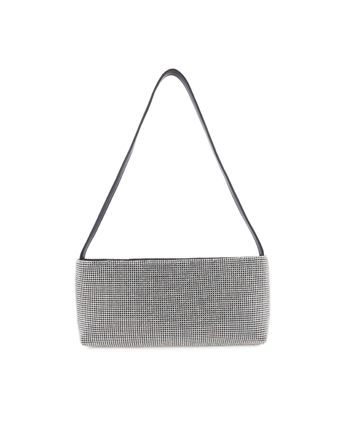 SOPHIA SHOULDER BAG - SILVER-DIAMANTE-Handbags-Billini-Billini