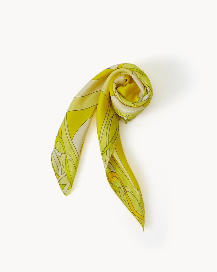 SOPHIA SILK SCARF - LIMONCELLO-Accessories-Billini-Billini