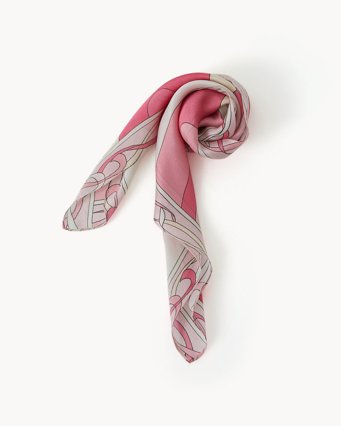 SOPHIA SILK SCARF - SOFT PINK-Accessories-Billini-Billini