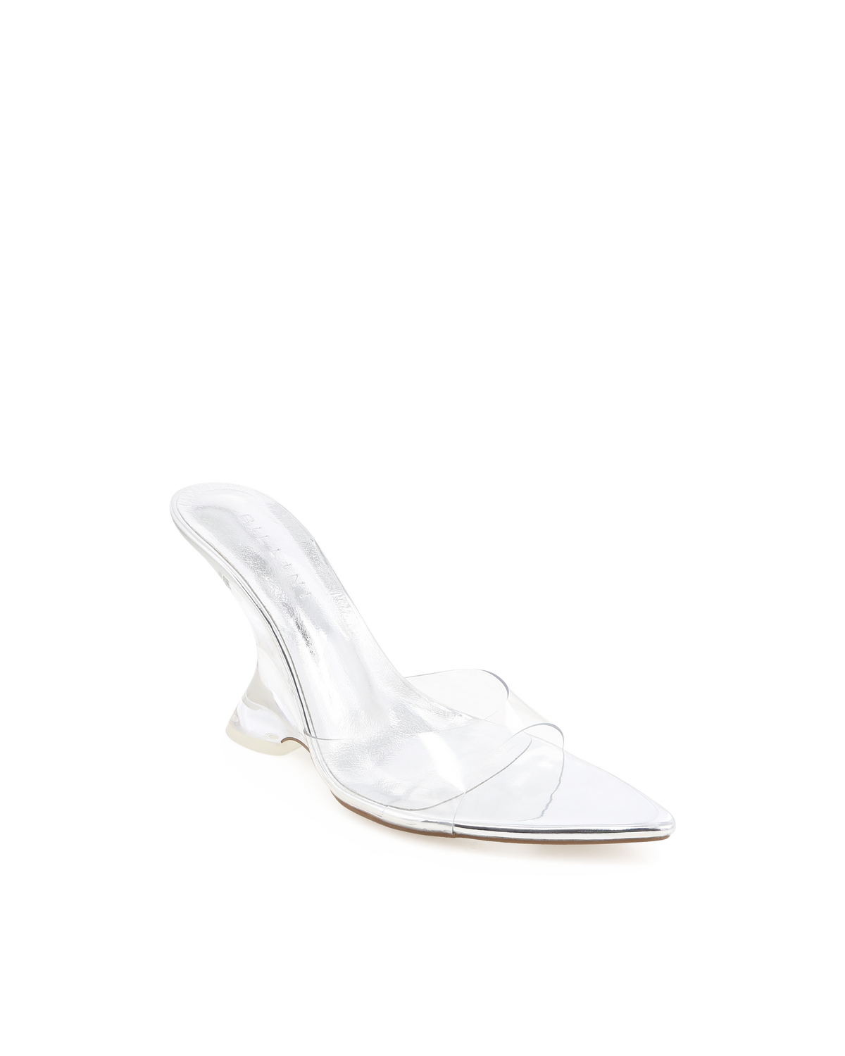 SORENNA - CLEAR-SILVER CHROME-Wedges-Billini-Billini