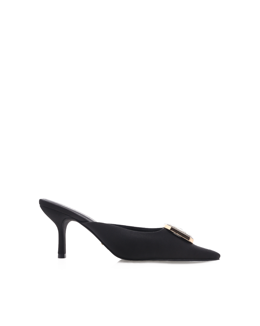 SPARROW - BLACK SATIN-PUMPS-Billini-Billini