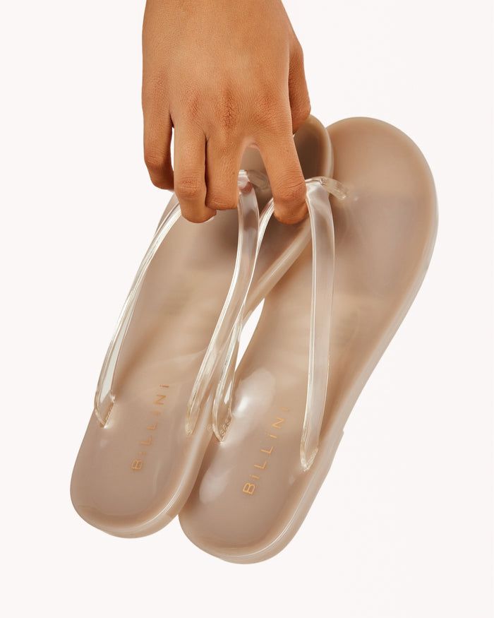 STELLAN - LIGHT TAUPE-CLEAR-Sandals-Billini-Billini