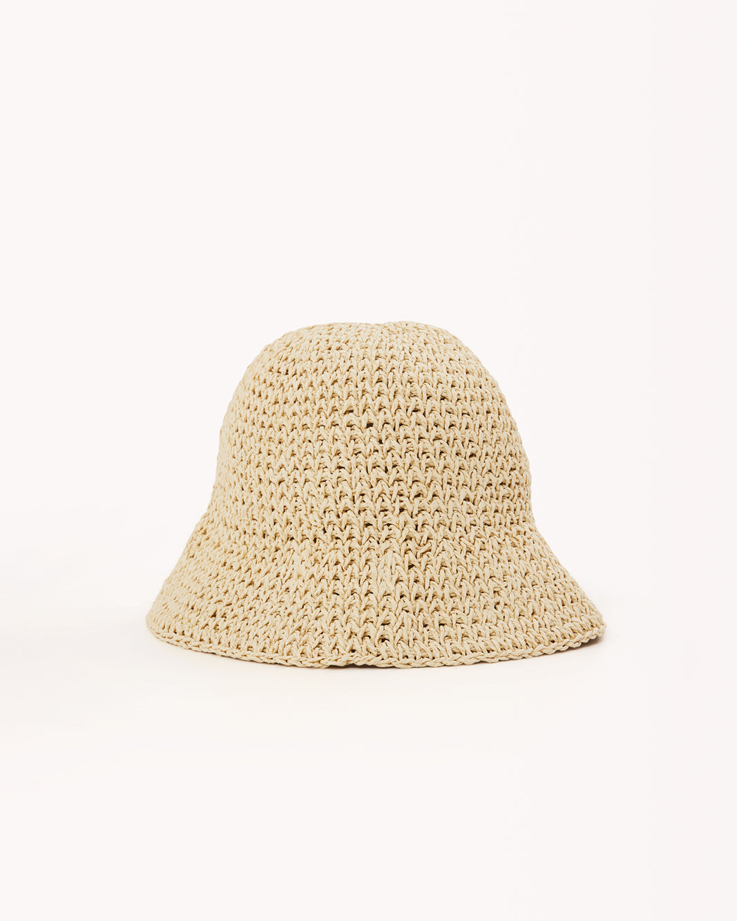 STRAW BUCKET HAT - NATURAL RAFFIA-HATS-Billini-Billini
