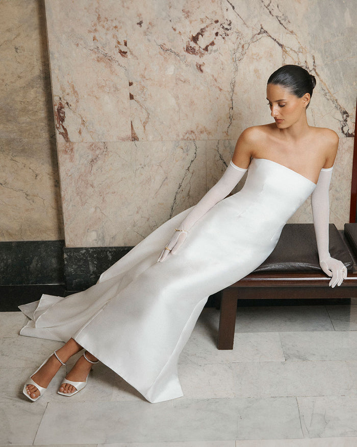 SUNDAY - WHITE SATIN-Heels-Billini-Billini