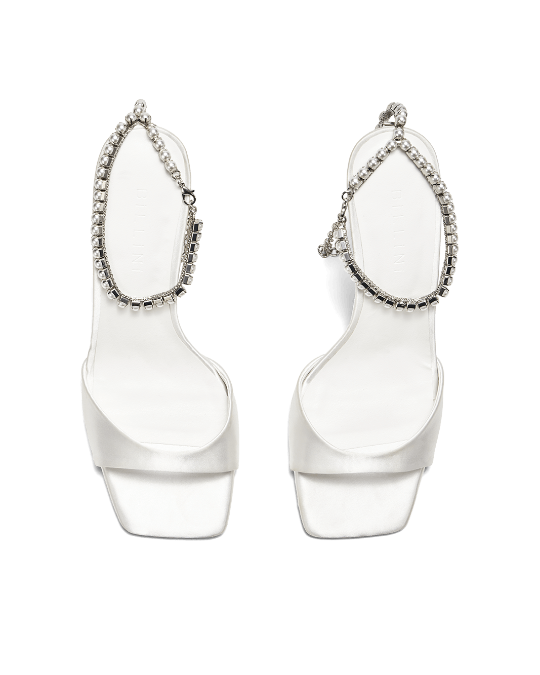 SUNDAY - WHITE SATIN-Heels-Billini-Billini