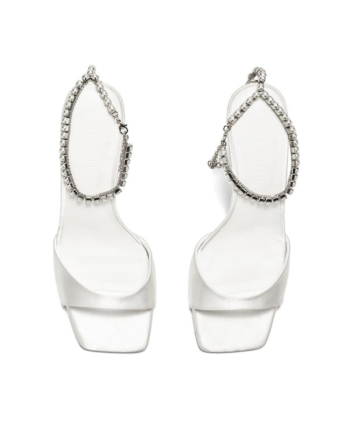 SUNDAY - WHITE SATIN-Heels-Billini-Billini