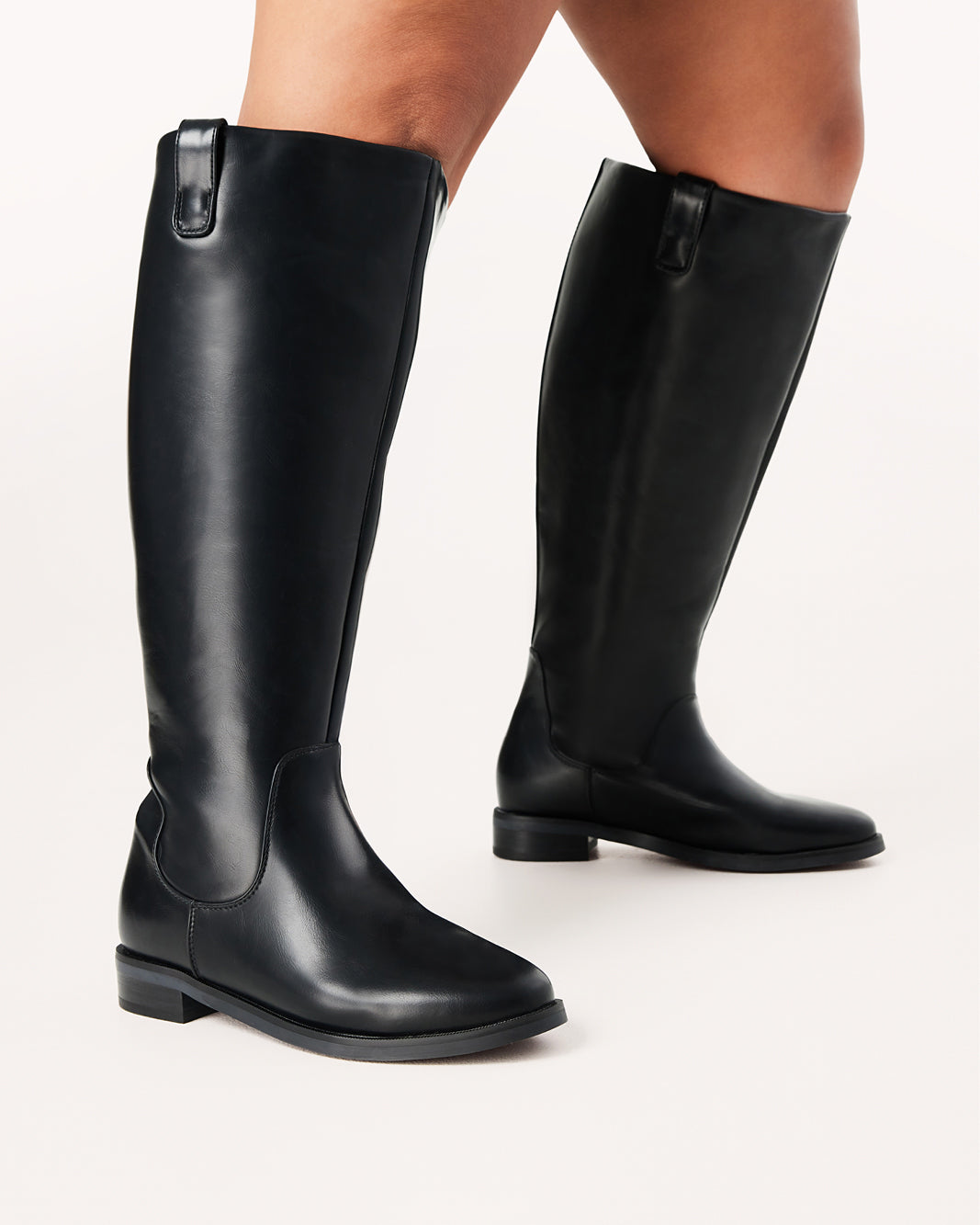 SYBIL EXTENDED CURVE - BLACK-Boots-Billini-Billini
